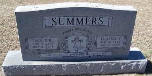 Summers, Dock H.M. & Florence V.
