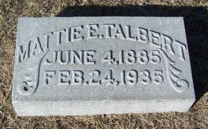 Talbert, Mattie E. Talbert