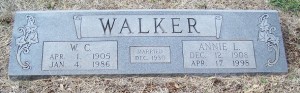 Walker, W.C. & Annie L.