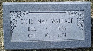 Wallace, Effie Mae Cain