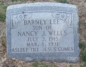 Wells, Barney Lee