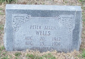 Wells, Peter Allen