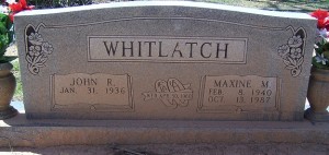 Whitlatch, John Robert and Maxine M.