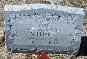 Williams, Dortha Merris