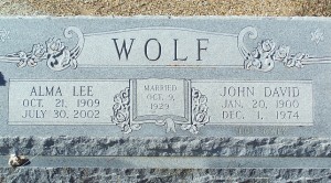 Wolf, Alma Lee & John David (2)