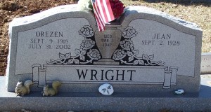 Wright, Orezen