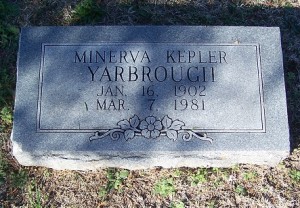 Yarbrough, Minerva Kepler Yarbrough